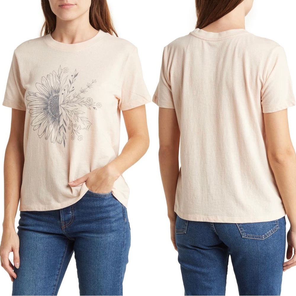 🌊🌻🎀PINK O’Neill Cosmic Surf Buoy Graphic Tee🎀🌻🌊
